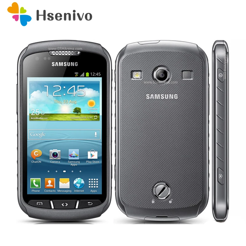 S7710 samsung Xcover 2 S7710 1700mAh 5MP gps wifi 4,0 сенсорный телефон разблокированный Восстановленный