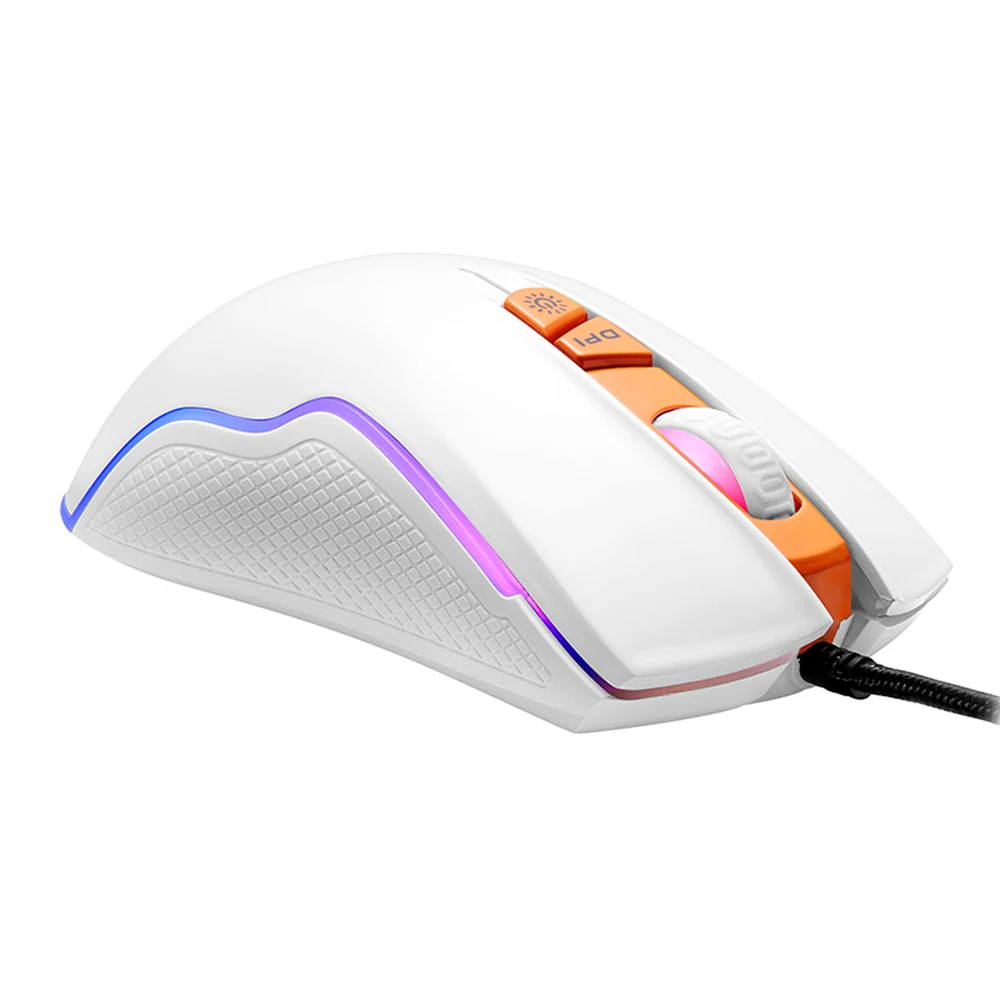 FMOUSE мышь игровая RGB геймер оптическая Проводная настольная для видеоигр|Мыши| |