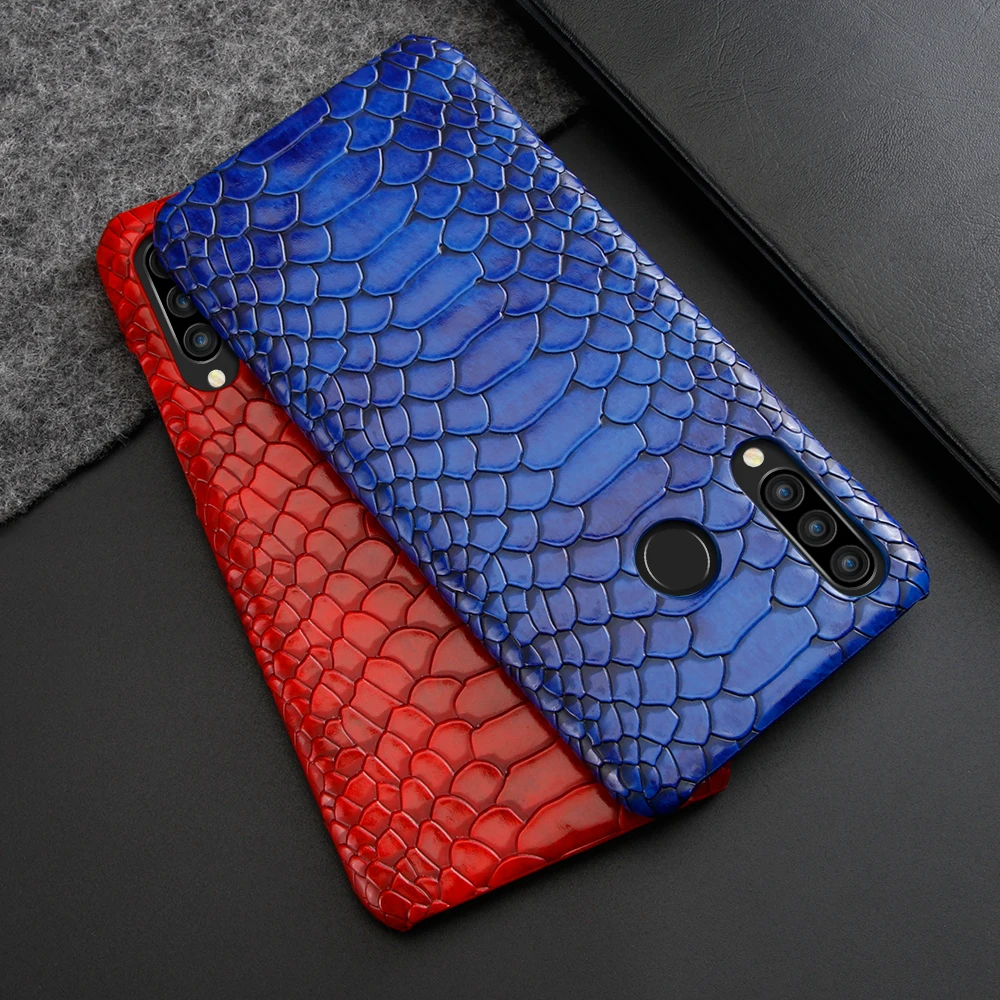 Высокое качество змеиная кожа чехол для huawei P20Lite Nova3E PC чехол идеально подходит для huawei P30Lite Nova4E чехол для телефона