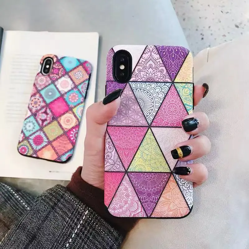 Чехол для Телефона iPhone X 8 7 6 6S Plus XS MAX XR цветной Мягкий силиконовый чехол накладка с