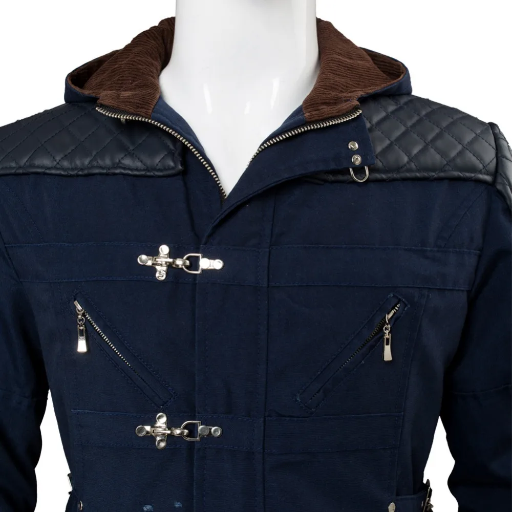 DMC 5 Nero Cosplay Costume Outfit Nero Jacket Trench Coat Full Suit Halloween Carnival Costume