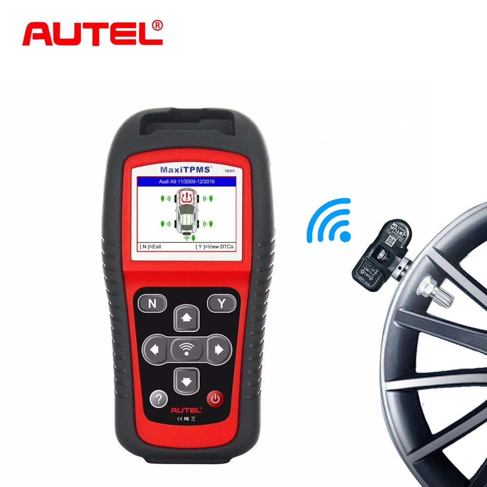 Autel tpms системы контроля давления в шинах активирующий и диагностический инструмент TS501 TPMS Датчик диагностический и программный инструмент