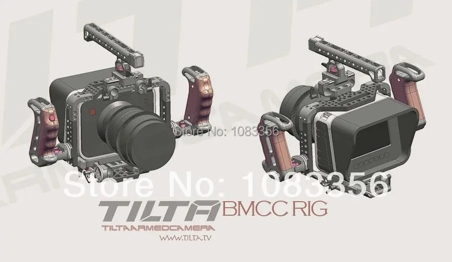 Tilta BMCC клетка es-t07 для blackmagic Кино Камера плеча Рог 15 мм опорная плита оптовая