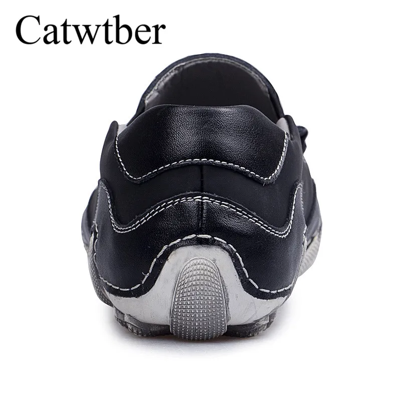 Catwtber Luxury Brand Casual Driving Male Shoes Loafers Moccasins For Men Octopus Flats Leather Breathable Soft Light Footwear |
