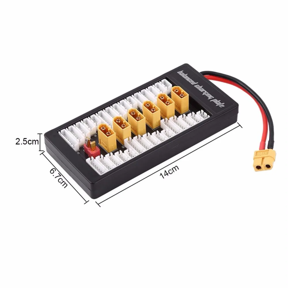 RC Запчасти мульти 2 S 6 Lipo параллельная сбалансированная зарядка доска XT60 разъем