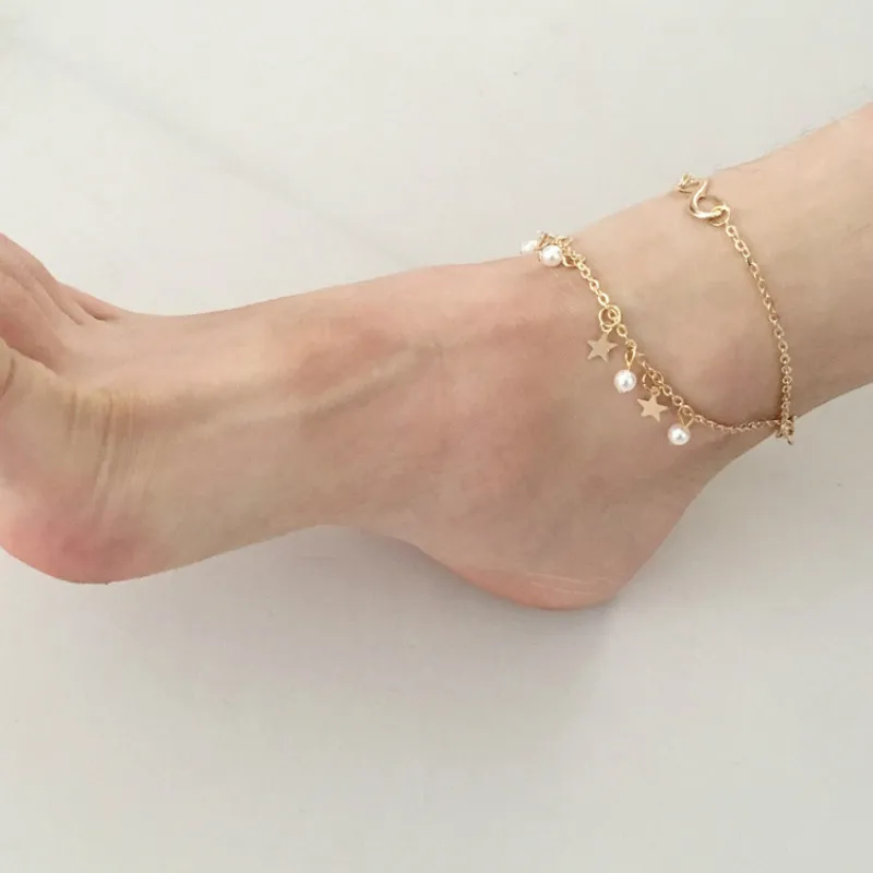 Женский браслет на лодыжку ногу с кисточками и жемчугом 8 слов 2020|ankle bracelet|ankle bracelets