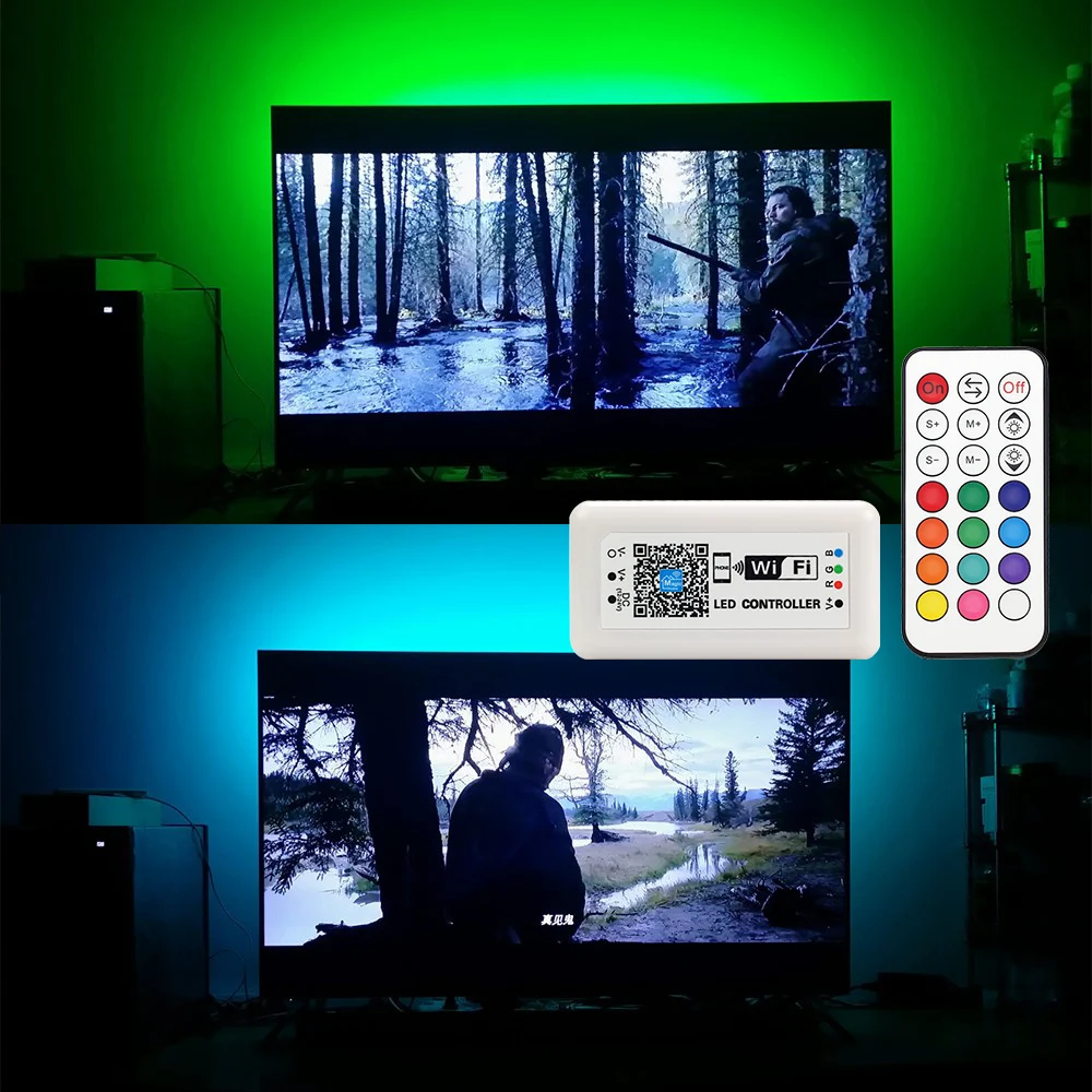 DC7.5 2V WIFI LED RGB контроллер и мини 21 ключ RF умный диммер IOS Android телефон приложение