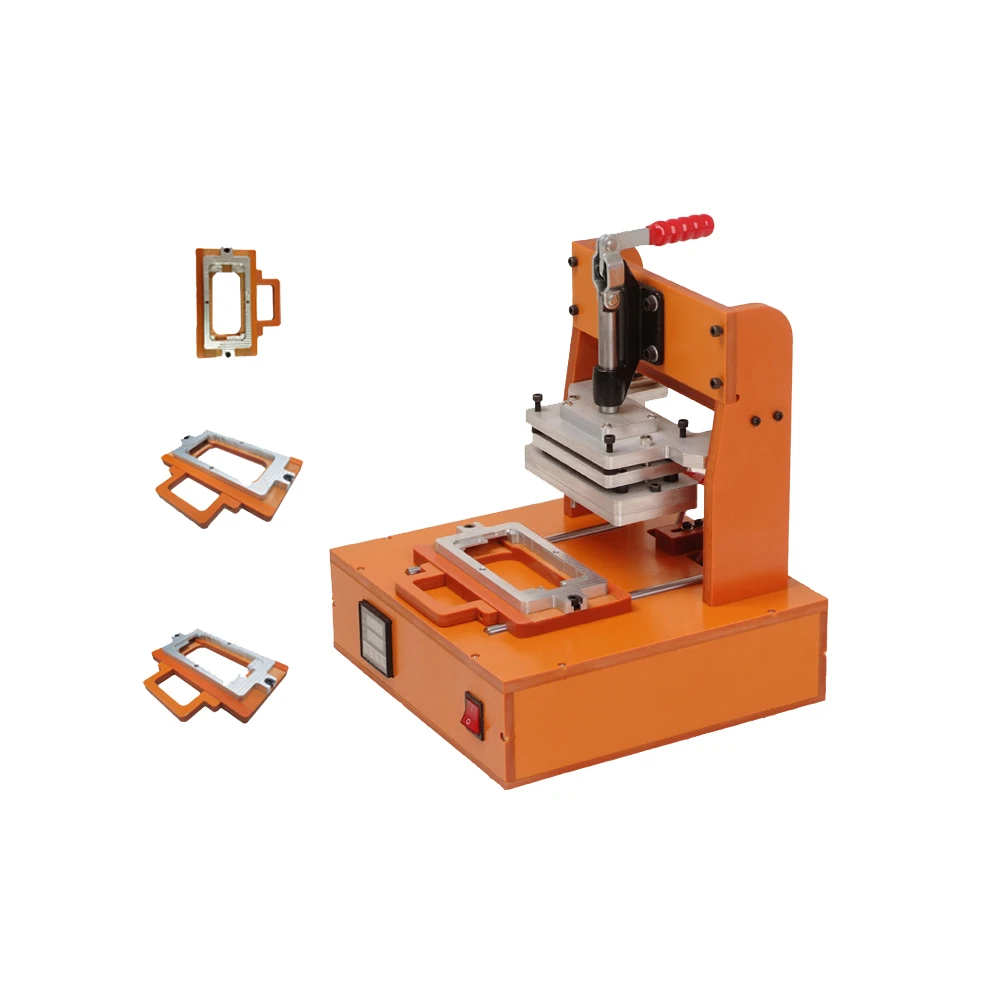Bezel Frame with Hot Glue Presssure Manual Laminator Laminating Machine for iPhone 4g up to 7 plus Moulds Fix | Инструменты