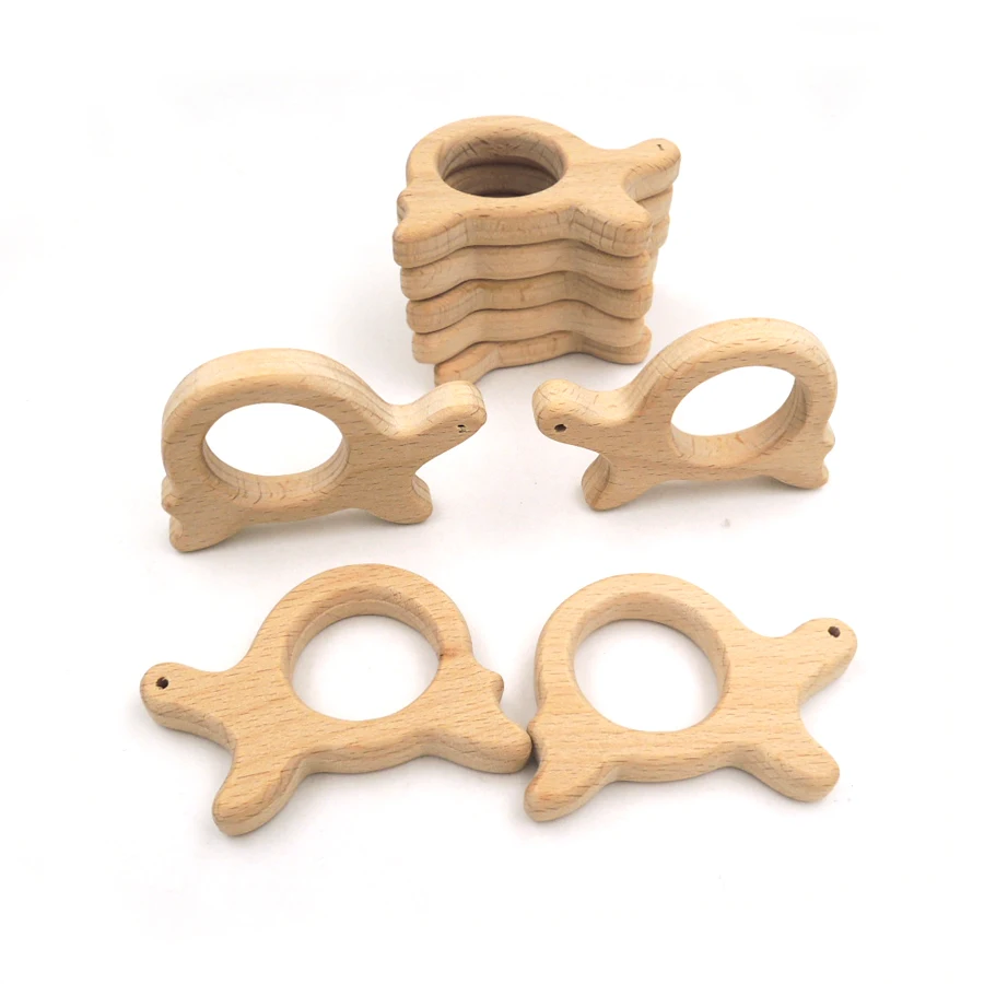 10 шт. детский Прорезыватель экологичный Монтессори Вдохновленный Органический