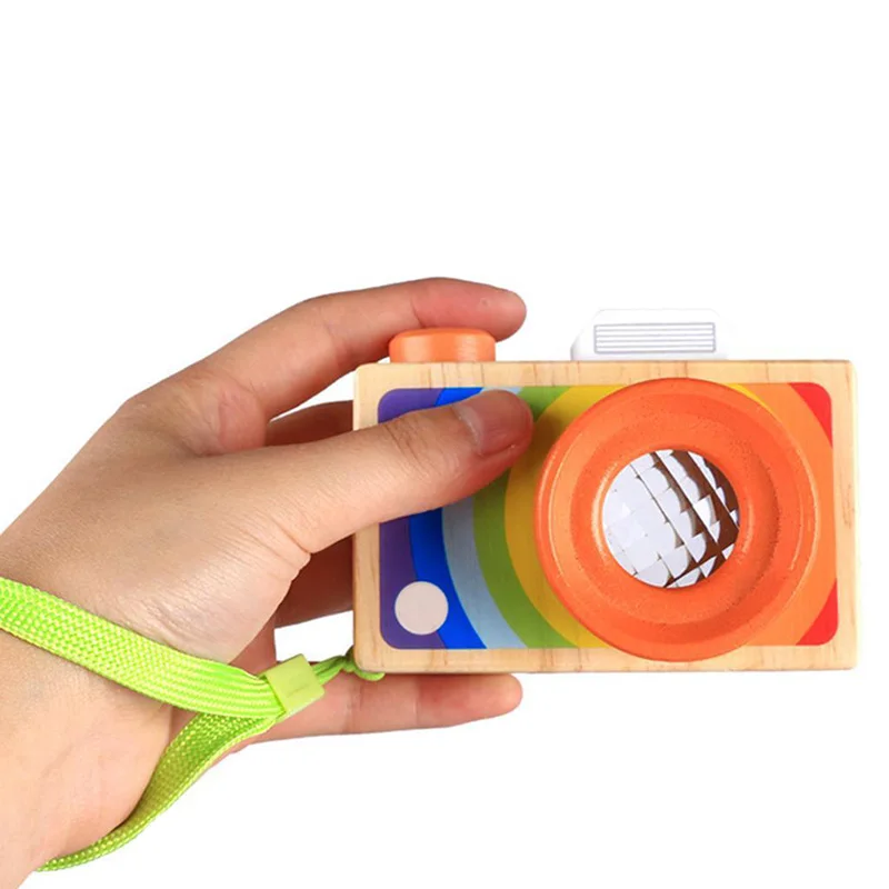 Wooden Camera Toy Portable Pretend Play for Children kids home decor | Игрушки и хобби