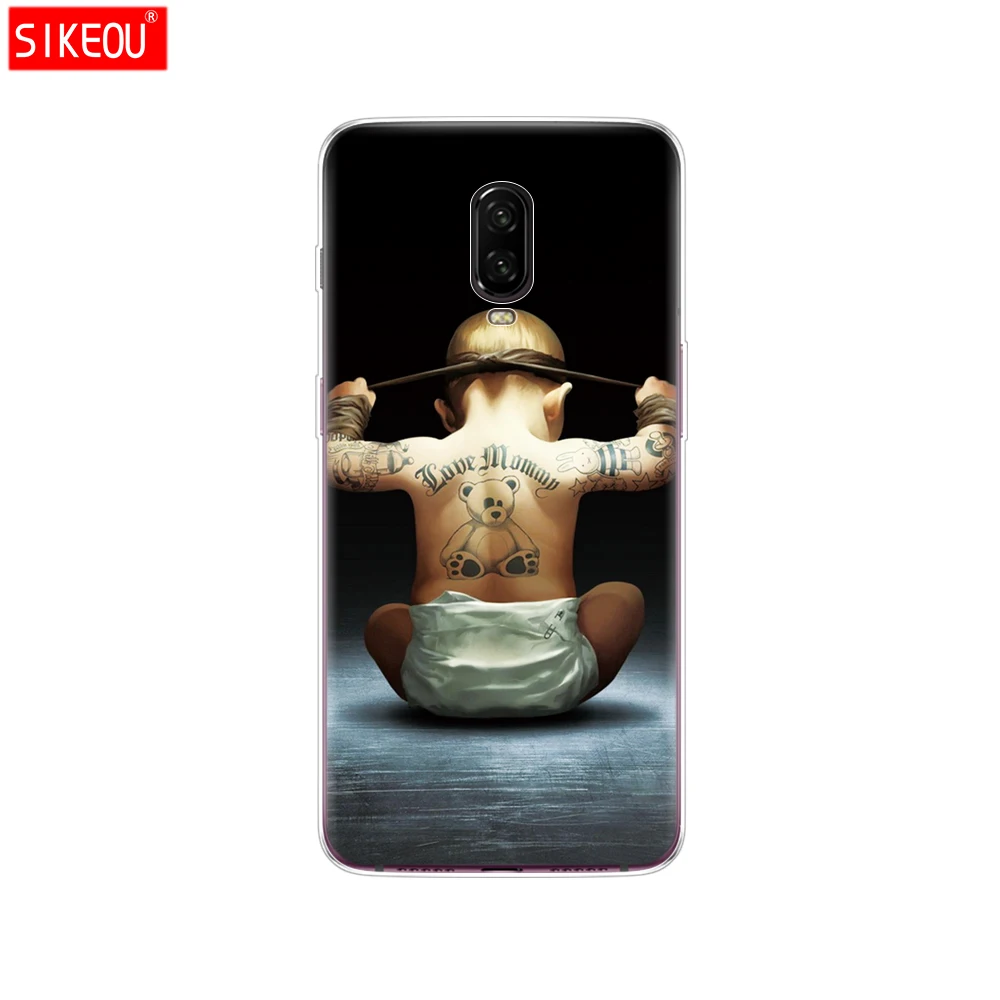 12064 Силиконовый чехол для oneplus 6 t, чехол, Coque для one plus 6 T, чехол etui, чехол для oneplus 6 t, силиконовый чехол с котом и цветами - Цвет: 12064