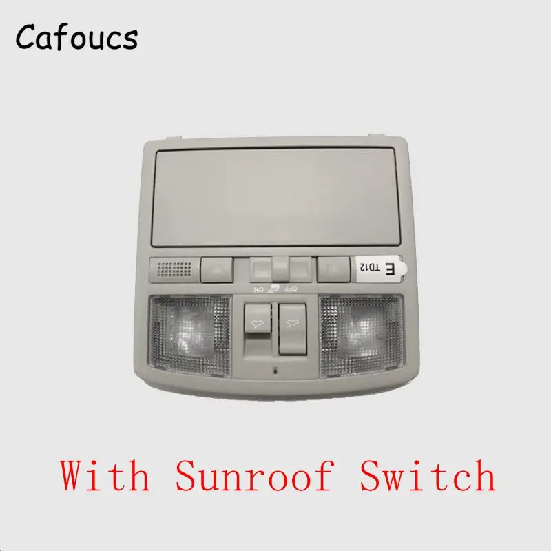 With Sunroof Switch Cafoucs автомобильный внутренний светильник для Mazda 6 2007-2012 светильник для чтения с выключателем люка GS4A-69-970D-30 - Emitting Color: With Sunroof Switch