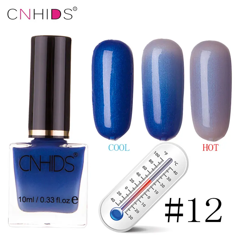 CNHIDS 22 цвета Изменение лак для ногтей Хамелеон Vernis Полупостоянный верхний слой Базовое покрытие гель лак гель Лаки - Цвет: 012