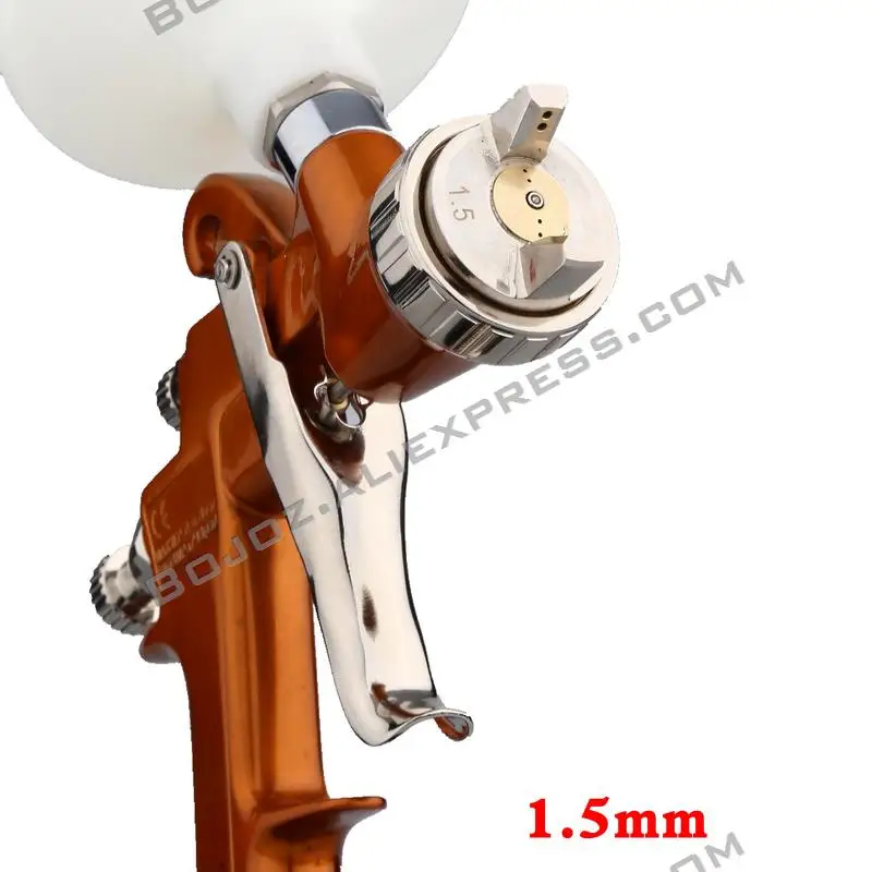 

Air pneumatic W400 HVLP paint sprayers Gravity feed Pistoll 1.5mm Nozzle 600cc tank Automotive Finishing air spray gun