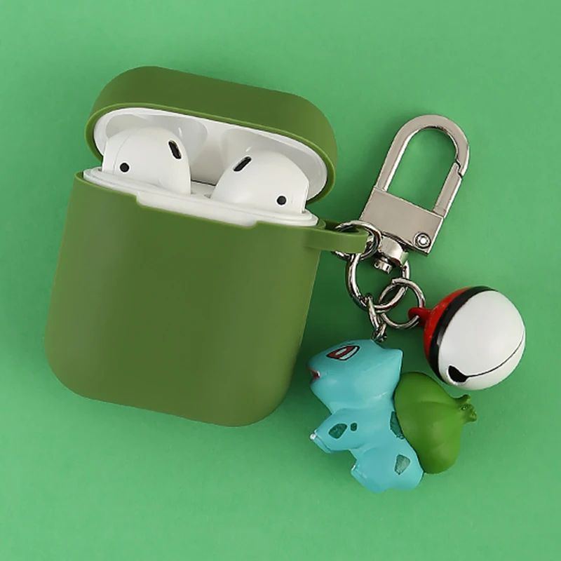 Милый японский мультяшный силиконовый чехол для Apple Airpods, чехол, аксессуары, Bluetooth, чехол для наушников, сумка, декоративная крышка, брелок