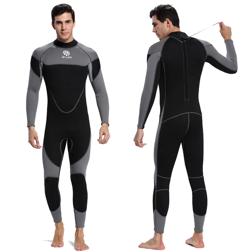 Гидрокостюмы для подводной рыбалки мужской неопреновый 3 мм полный комплект