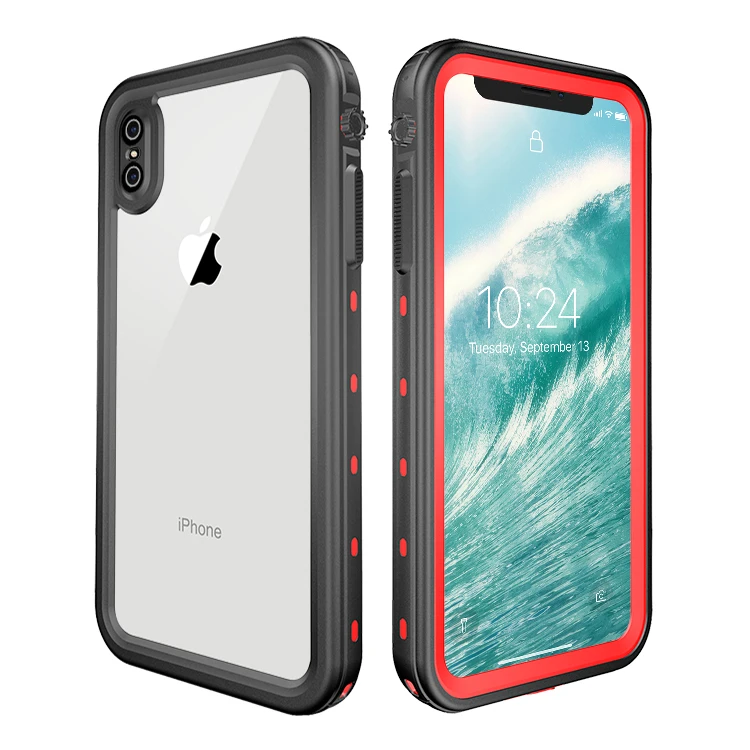 Водонепроницаемый чехол Redpepper для iPhone XS MAX Серии IP68 Дайвинг Подводный противоударный пыленепроницаемый защитный чехол для iPhone X/XS