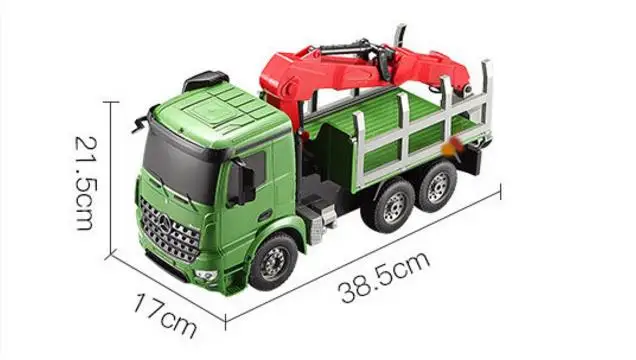 2 4 ГГц дистанционный пульт конструкционный грузовик Радиоуправляемый кран 1/20