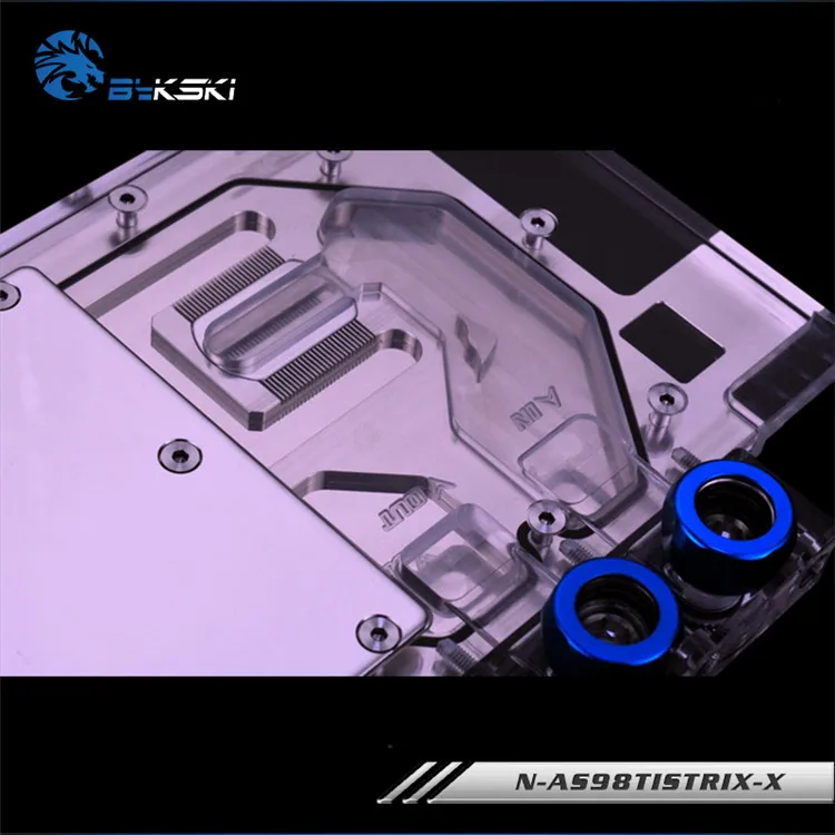 Bykski блок водяного охлаждения для ASUS STRIX-GTX980TI-DC3OC RGB/RBW светильник полное покрытие