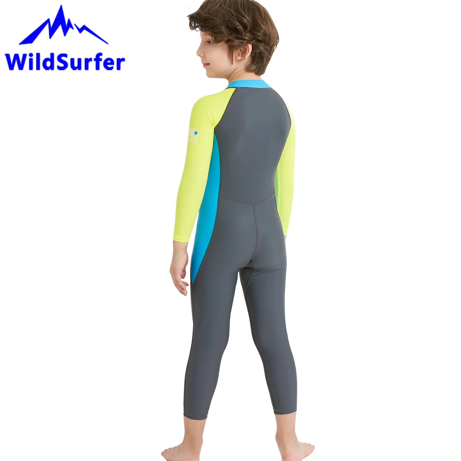 WildSurfer детский купальник для дайвинга Для Девочек Цельный с длинным рукавом