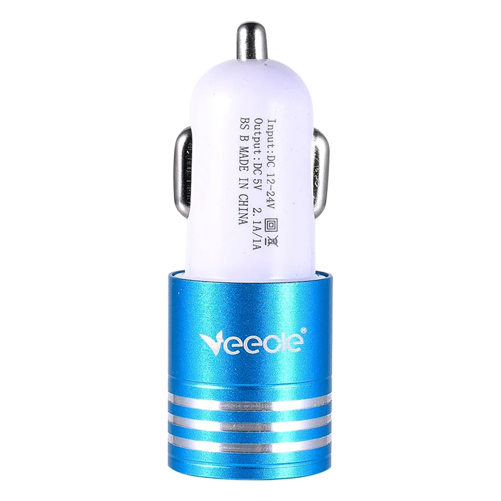 VECLE автомобильный двойной USB порт 3 1 а портативный адаптер питания для быстрой