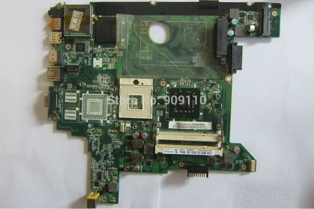 

yourui for integrated DDR2 for GATEWAY NV44 NV4405H laptop motherboard MBWB806001 DA0Z06MB8D0 mainboard full test