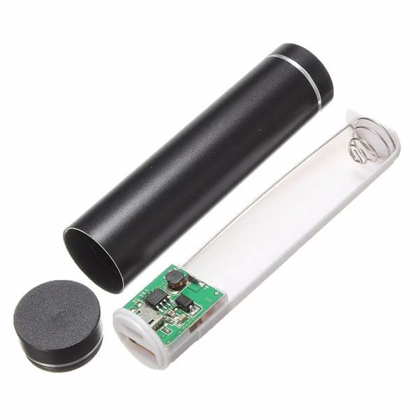 Чехол для хранения внешних аккумуляторов 1 шт. USB 5 в А внешний аккумулятор 18650
