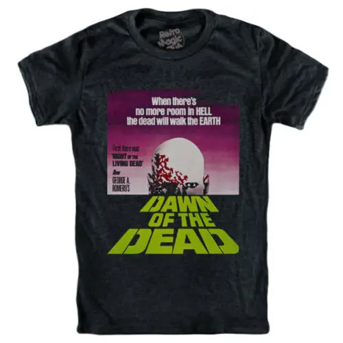 Футболка Dawn of The Dead Джордж А. Ромеро 1978 ужас зомби новый модный бренд мужская