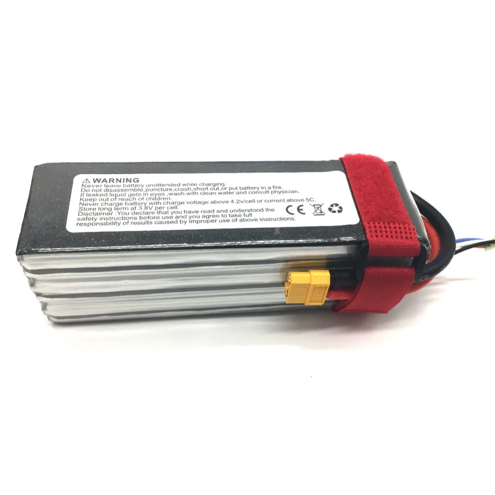 GTFDR 6S RC Дрон LiPo батарея 22 2 в 6000 мАч 35C для радиоуправляемого дрона самолета