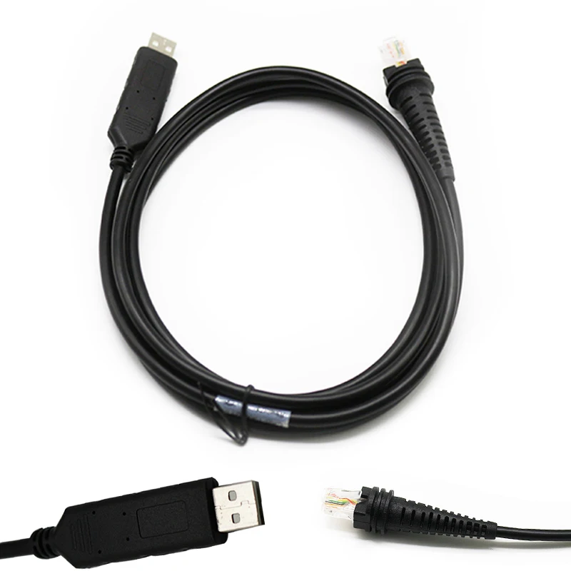 6 футов USB 2 м прямой кабель с чипом совместимый для Honeywell 1200g 1300g 1450g 1900 сканер считыватель данных кабель передачи данных