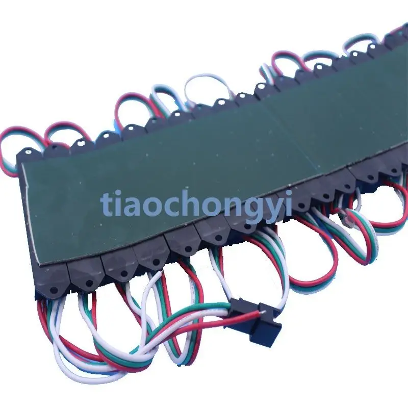 20 шт./компл. 12 В WS1903 5050 RGB светодиодный модуль светильник Magic Full Color SMD 3 S черный |