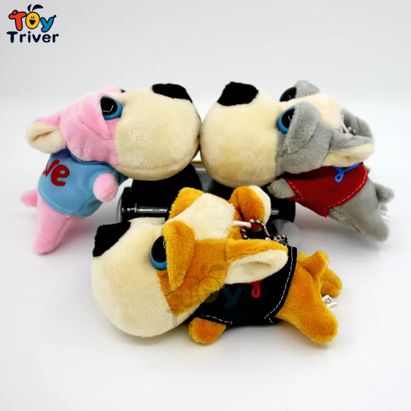 Оптовая продажа милая лежит склонны большой глаз любовь собаки кукла брелок