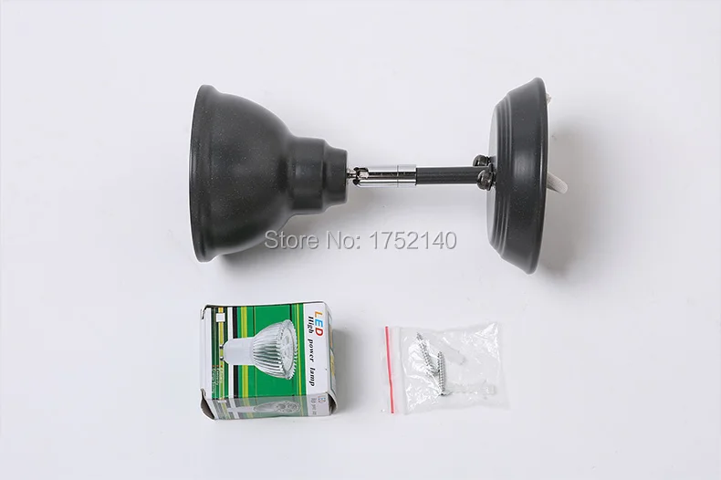 Вращающийся настенный светильник в стиле индастриал Лофт минималистичный бра