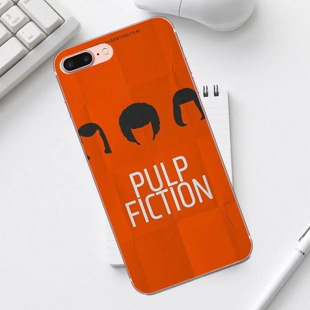 Фильм постер целлюлоза фантастика для iPhone 4 4S 5 5C SE 6 6S 7 8 Plus X XS Max XR Galaxy A3 A5 J1 J3 J5 J7 2017