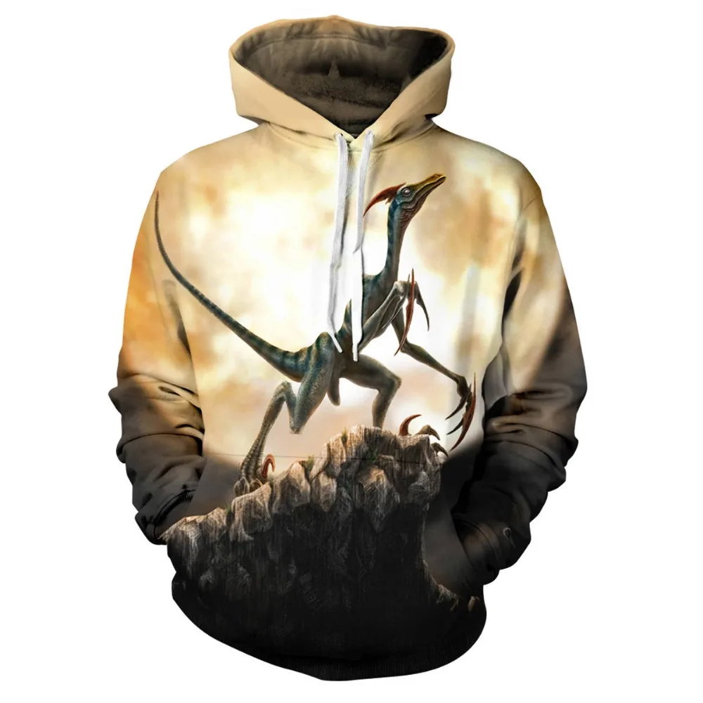 Jurassic Park Толстовка для мужчин женщин пуловер флисовая куртка мир Юрского периода куртка с капюшоном "Динозаврик" Джемпер унисекс Casaco Feminino