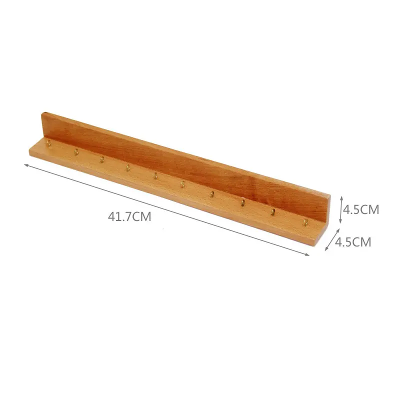 

Montessori Sensory Toys Montessori Hanger For Colored Beads Educational Learning Toys For Children Juguetes Montessori ME2364H