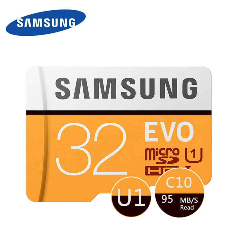 SAMSUNG 100% Оригинальная Карта памяти SDHC SDXC EVO карта класса 10 высокая скорость