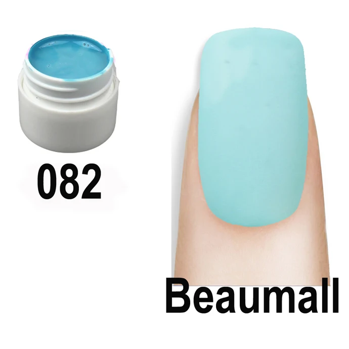Beaumall сладкие конфеты 36 цветов! 5 мл в горшке чистые цвета УФ-гель для дизайна ногтей для маникюра ногтей Padicure DIY - Цвет: 82