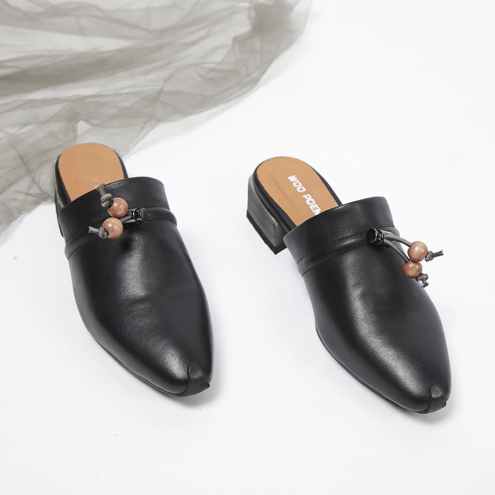 Сандалии и шлепанцы женские уличные толстые кожаные верхняя одежда первый слой в