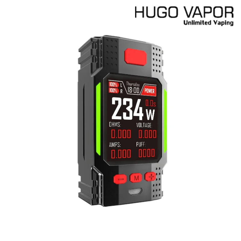 Оригинальная электронная сигарета Hugo Vapor Ranger GT234 TC Box Mod 234 Вт 2 0 &quotips экран контроль