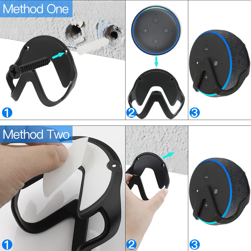 Настенная Подставка вешалка для голосовых помощников 3 го поколения Echo Dot