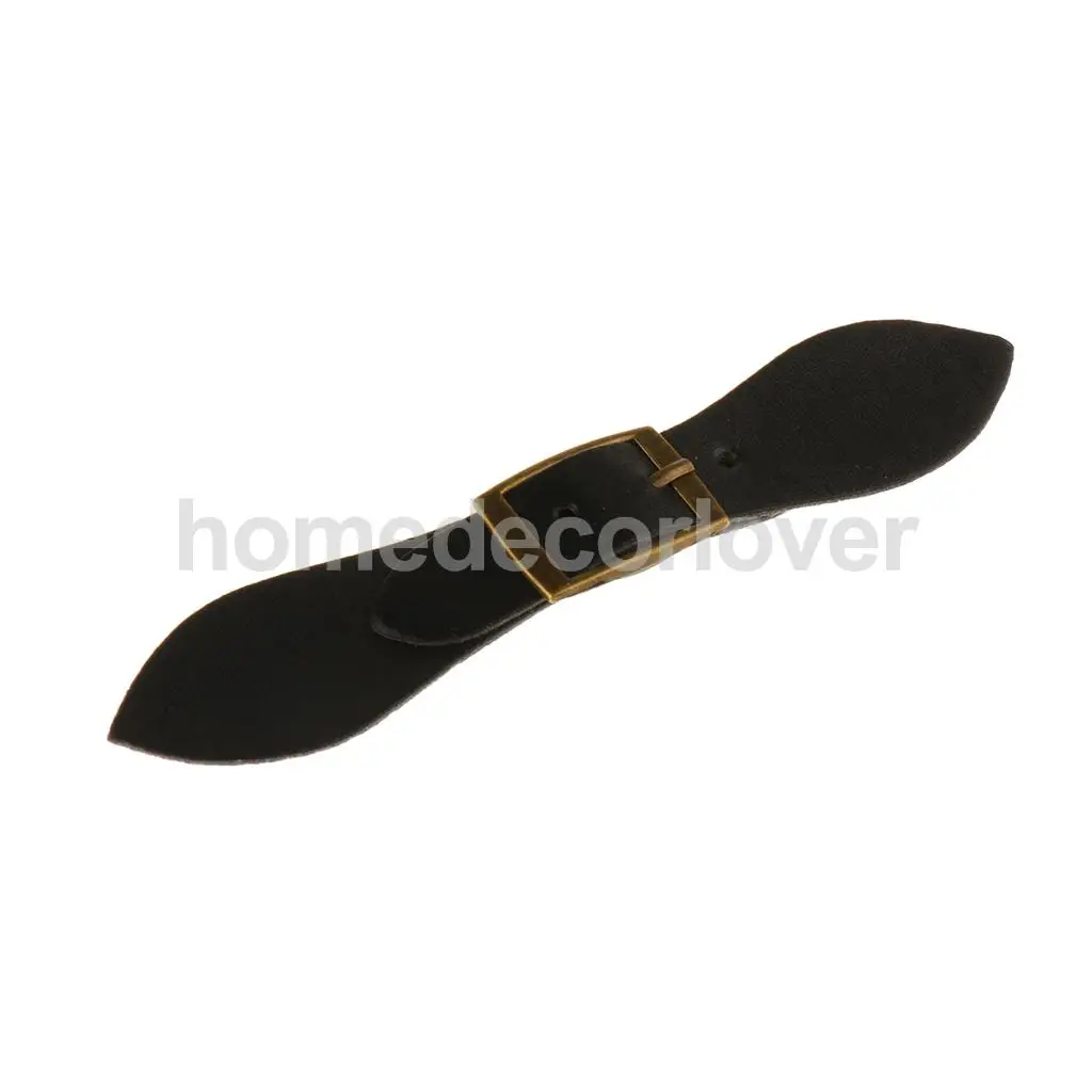 Кожаная отделка кнопки рычага рожка застежка с металлическими пряжками для