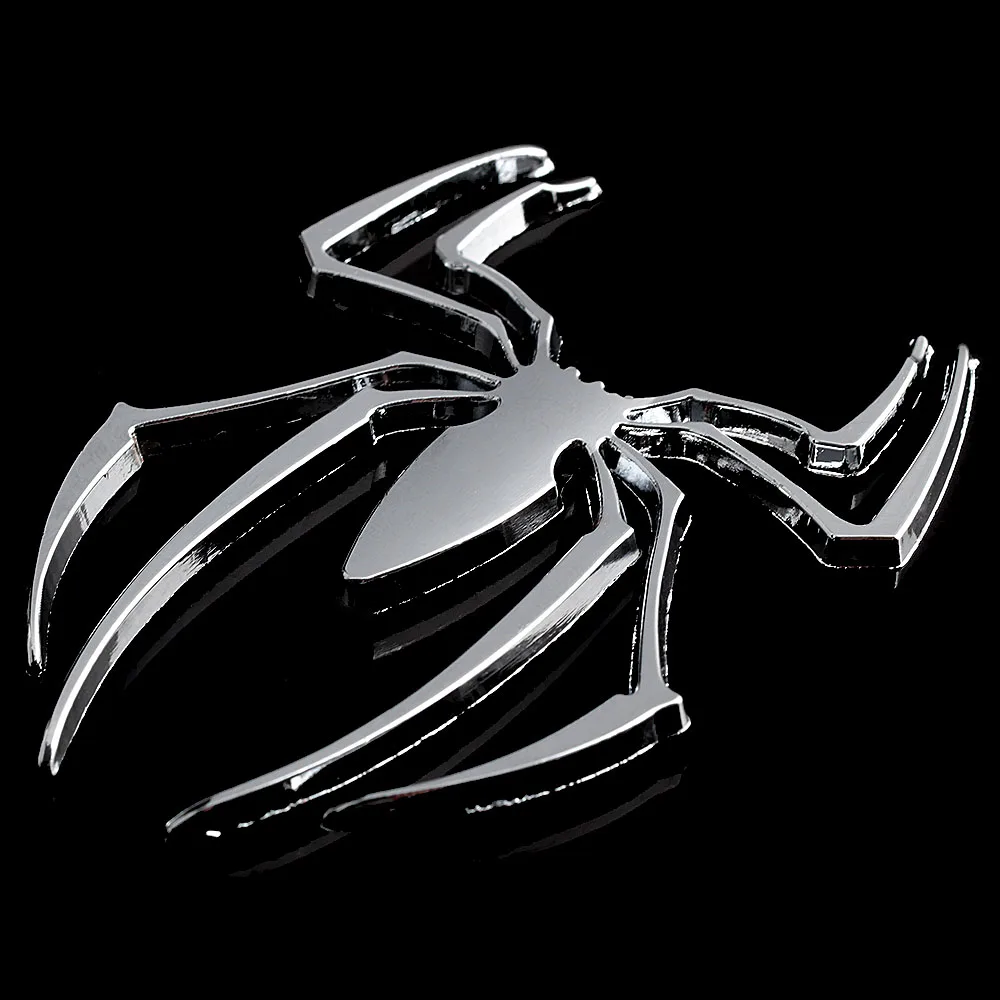 

3D Metal Spider Car Accessories Sticker For Peugeot 307 308 407 206 207 3008 406 208 2008 508 408 306 301 106 107 607 4008 5008