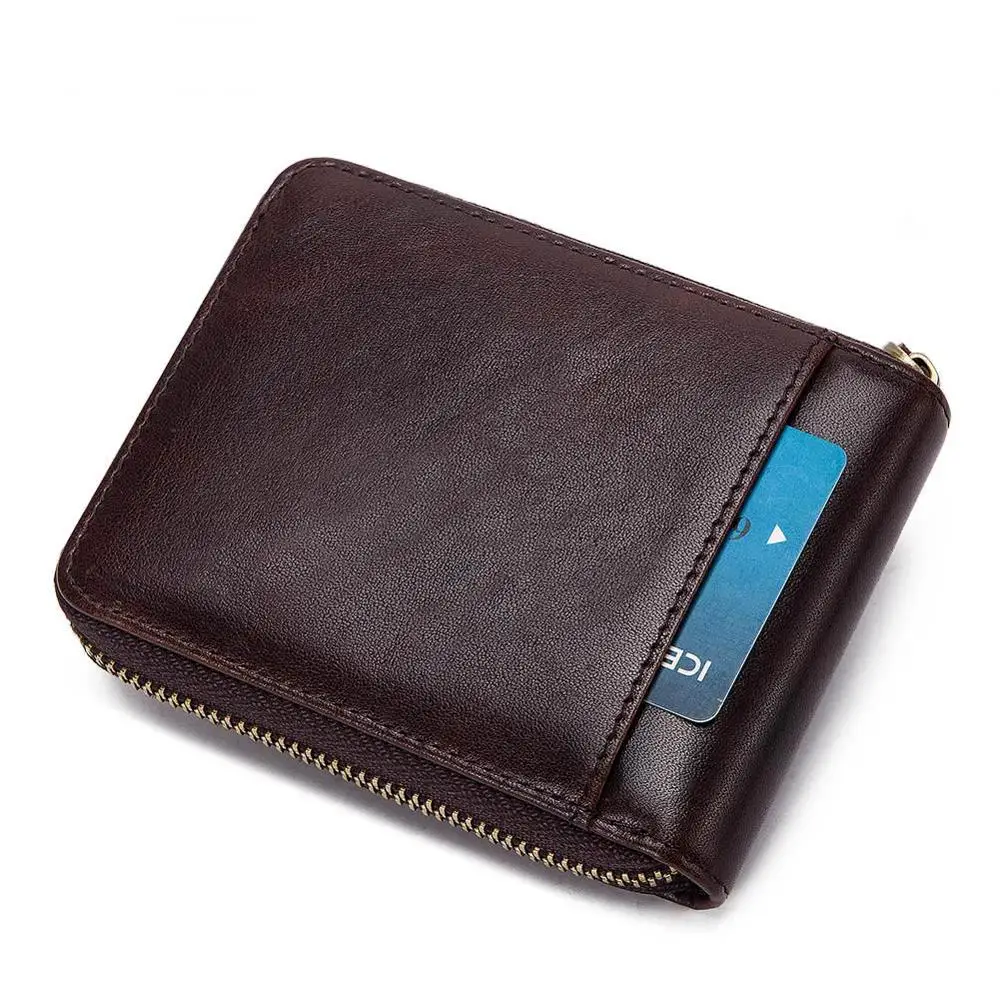 100% натуральная кожа кошельки двойной клатч мужской короткий кошелек мужские ID