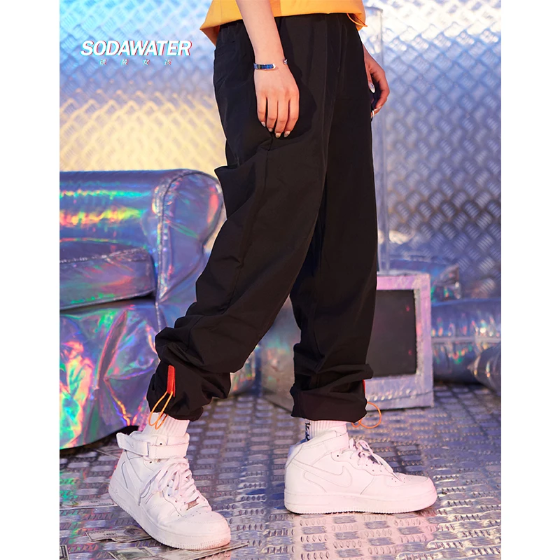 Женские брюки шаровары SODAWATER повседневные карго с завязками на лодыжке 81192 W лето