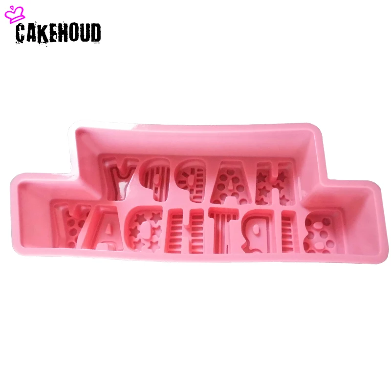 Cakehoud на день рождения Английский алфавит торта DIY Шоколадные конфеты Желе Мыло силиконовые формы пиццы Формы для выпечки лоток для выпечки Инструменты