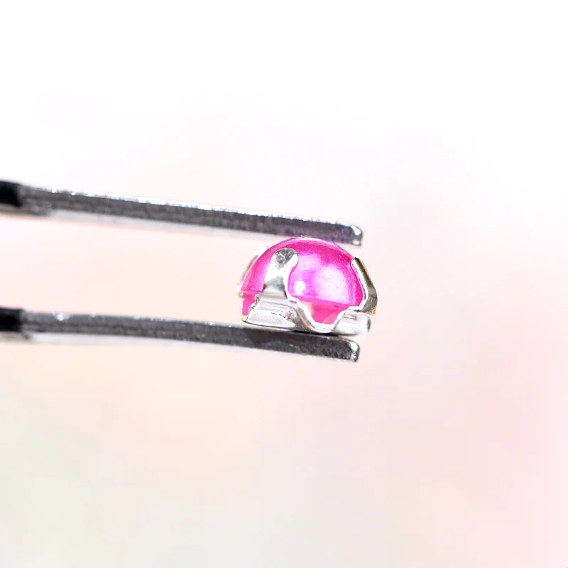 5 мм 100 шт Пришивные жемчужные бусины пришивные стразы с серебряной затылкой