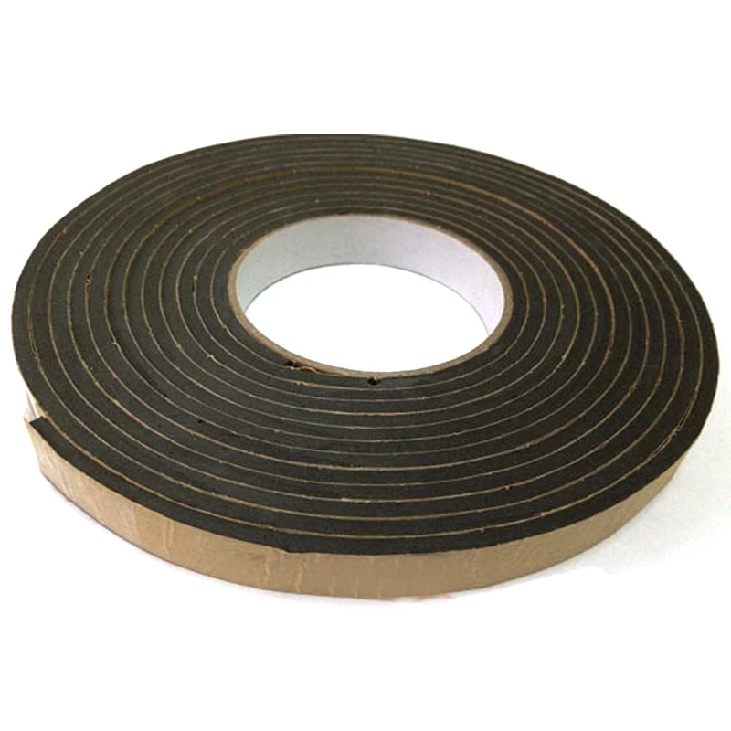 5 шт./лот резиновая уплотнительная лента для одной двери окна EVA губчатая клейкие