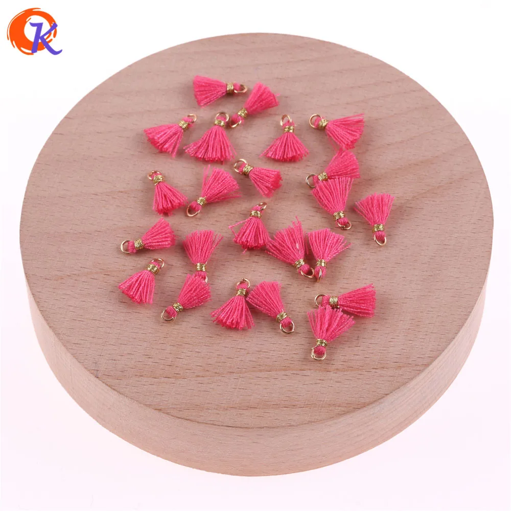 LS-1CM-41 Сердечный дизайн 20 шт./лот 1 см хлопковые кисточки/Аксессуары для ювелирных изделий/Ювелирные изделия/золотое кольцо/серьги кисточки/diy Аксессуары - Цвет: LS-1CM-41