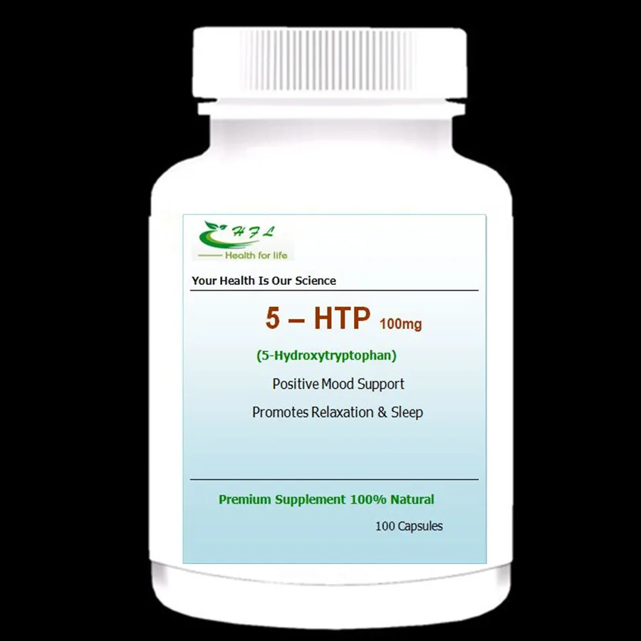 5 HTP 100 мг таблеток депрессия, бессонница, тревога, сератонин - Цвет: 1 bottle